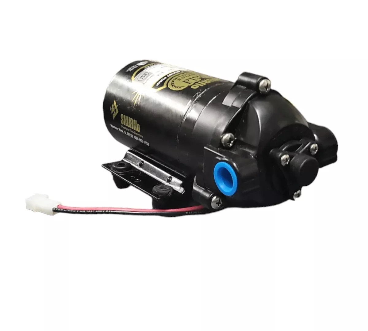 SHURflo 8075-111-313 Gold Series RO Booster Pump 50 GPD 90 PSI 24V