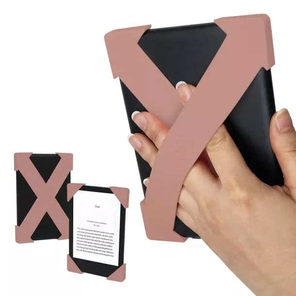 Strapsicle E-Reader Cross Straps for Select Kindle and Kobo Devices, Medium, Nude