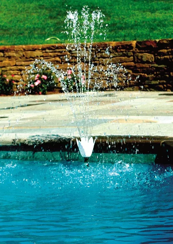 Swimming Pool Wall Flower Fountain Set