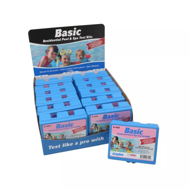 Taylor RESD BASIC 12-Pack Bromine & Chlorine DPD/pH