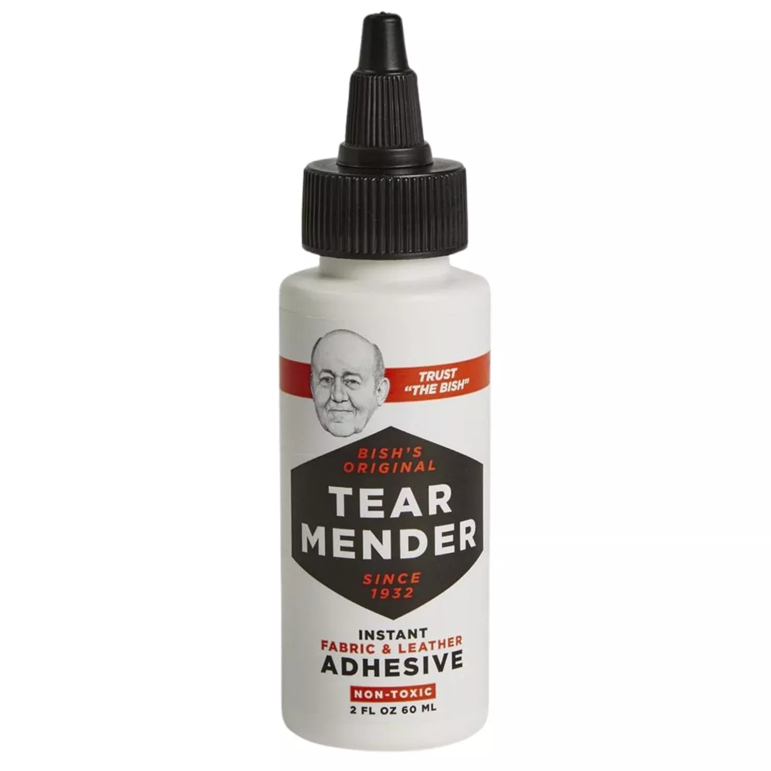 Tear Mender Instant Fabric and Leather Adhesive Squeeze Bottle, 2 Oz.