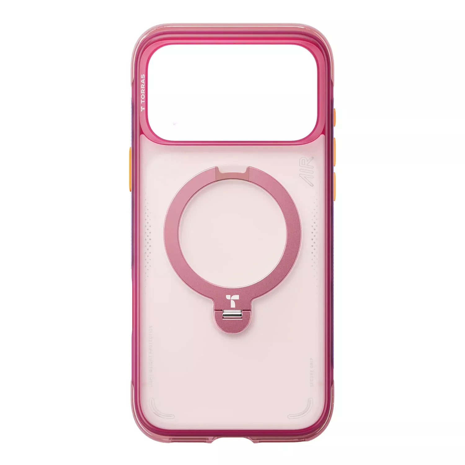 Torras iPhone 17 Pro Max Ostand Spin Air Case, Neon Sunset