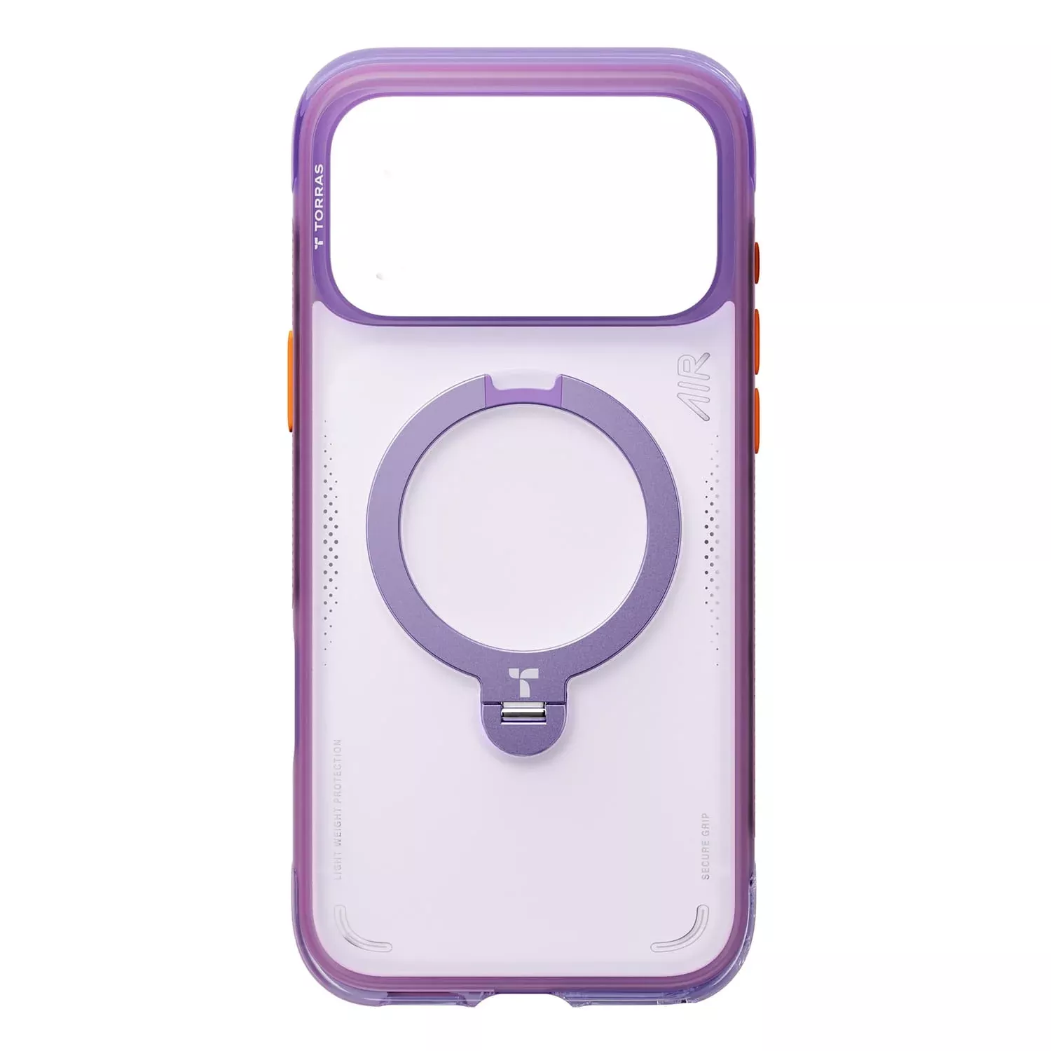 Torras iPhone 17 Pro Ostand Spin Air Case, Aurora Purple