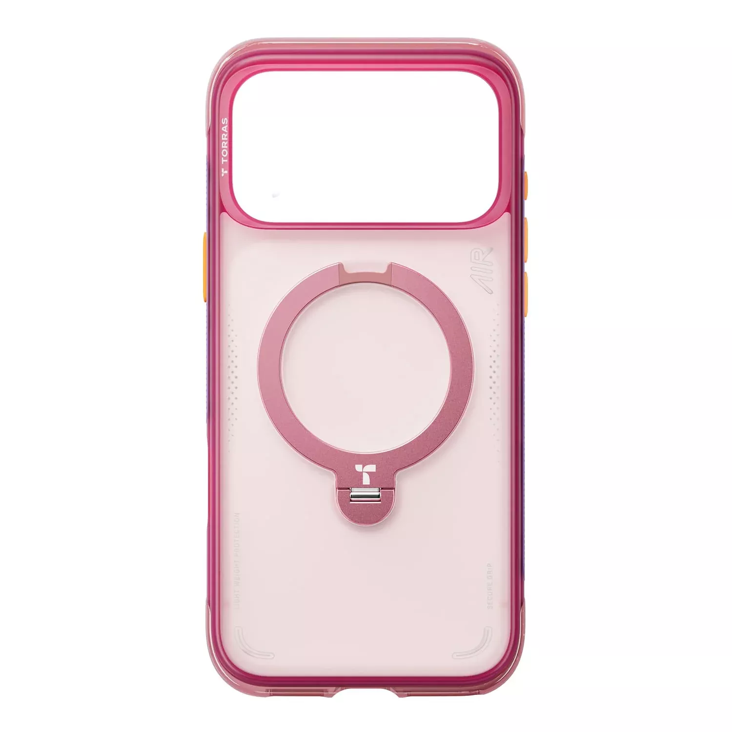 Torras iPhone 17 Pro Ostand Spin Air Case, Neon Sunset