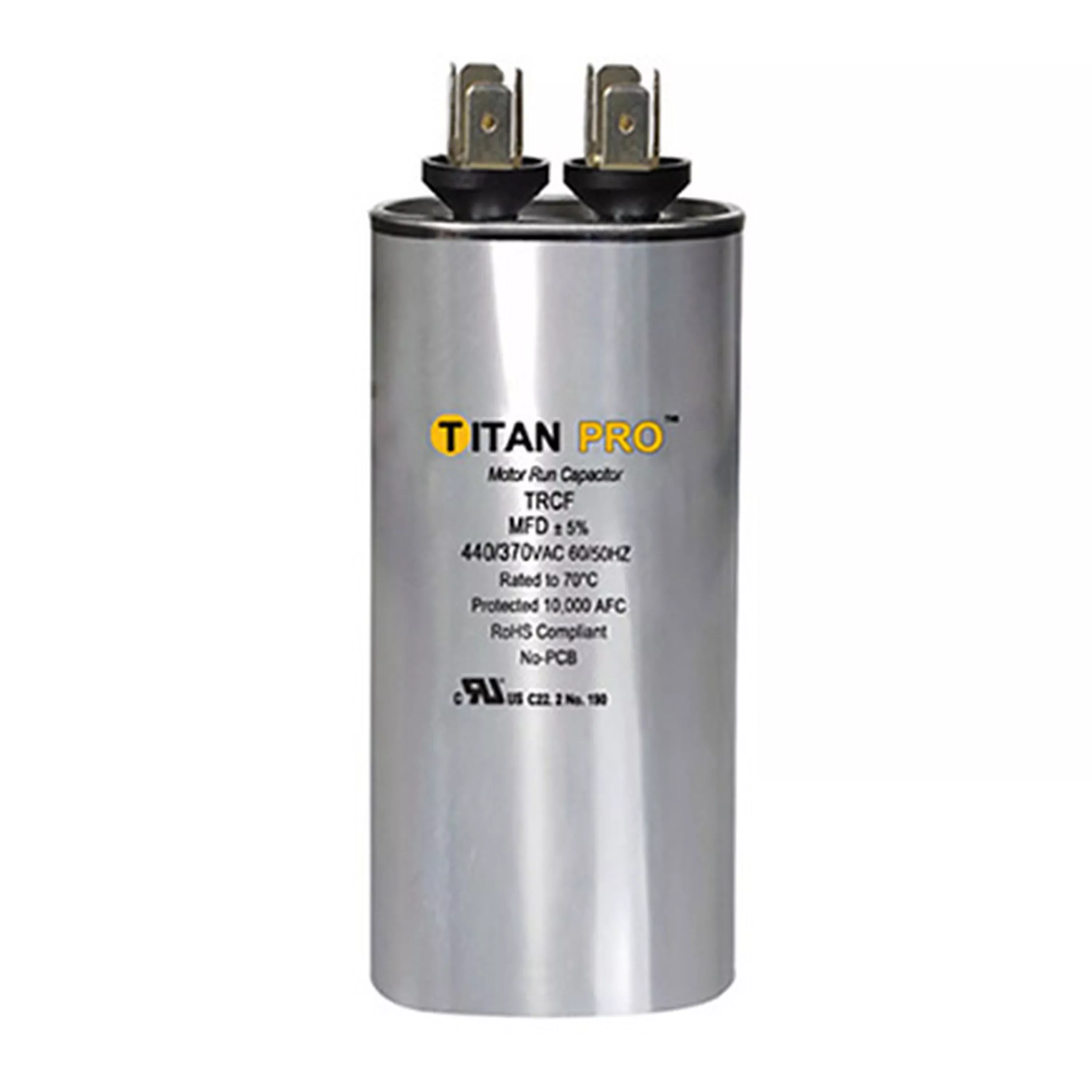 TRCF30, 30 µF, 440/370 V, Round Run Capacitor