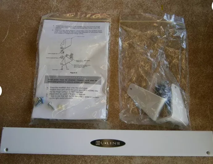 U-Line U-OL2115W Full Overlay Kit for 15 Echelon, White