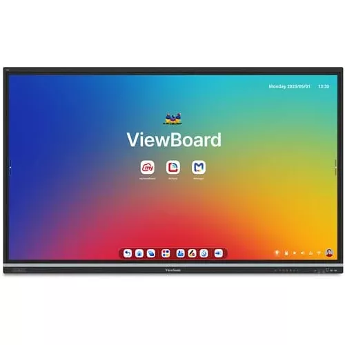 ViewSonic ViewBoard 75" 4K Interactive Smart Board with Integrated Education Software, Android 14, Google EDLA - Certified Refurbished