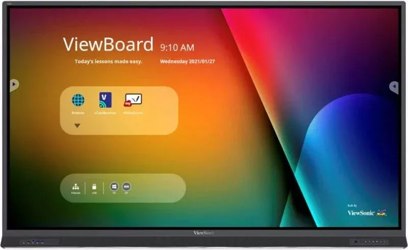 ViewSonic ViewBoard 86" 4K Touch Enabled Smart Display - Certified Refurbished
