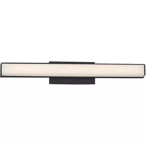 WAC Lighting WS-77618-30-BK Bathroom Vanity Light, Black