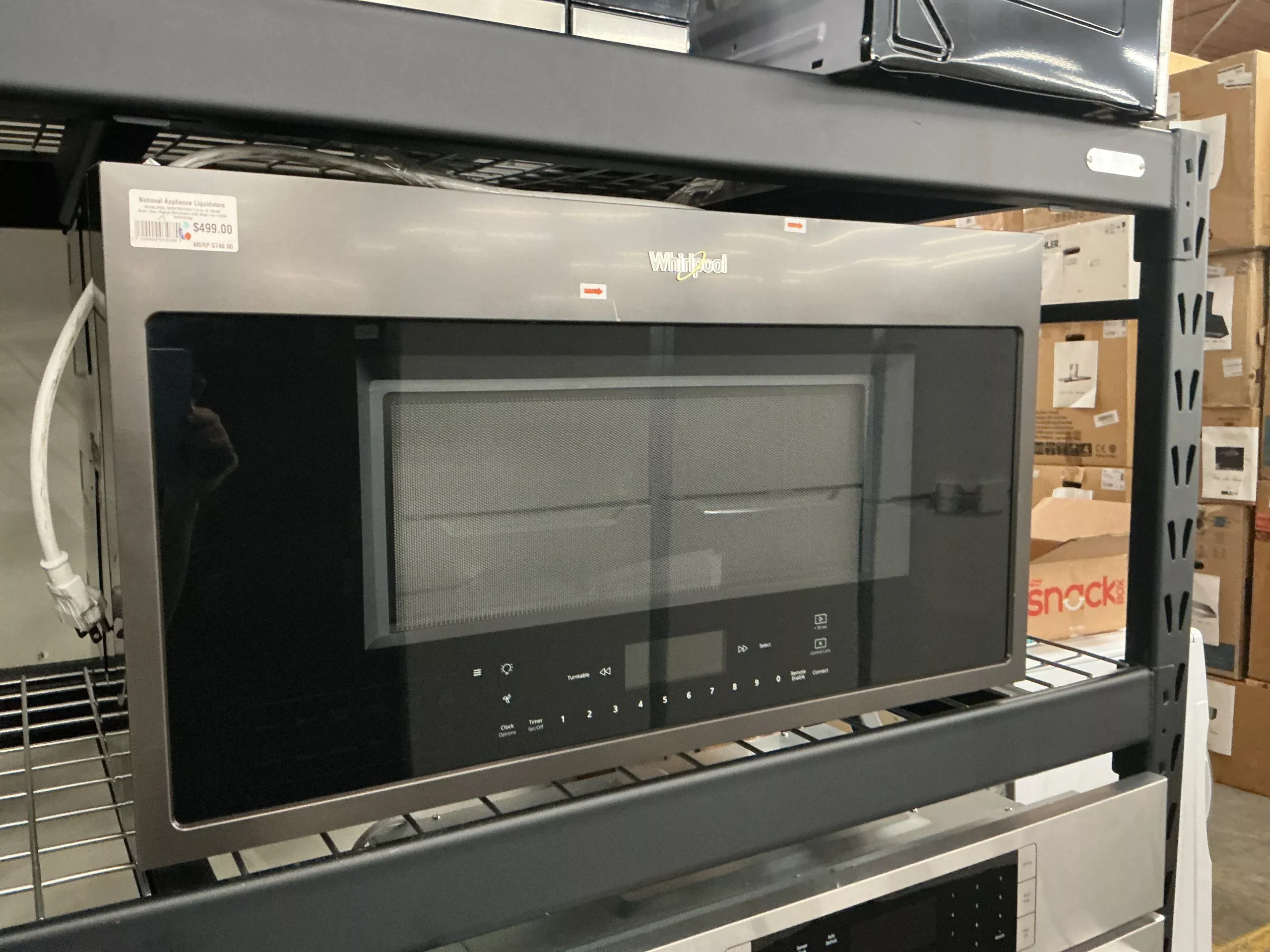 Whirlpool WMH78019HV Over the Range Microwave (Open Box / Scratch & Dent)